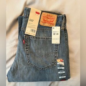 Levis 527 slim bootcut 32 x 30 blue jeans